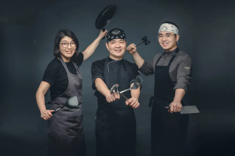 The HOJA team — the family behind the restaurant